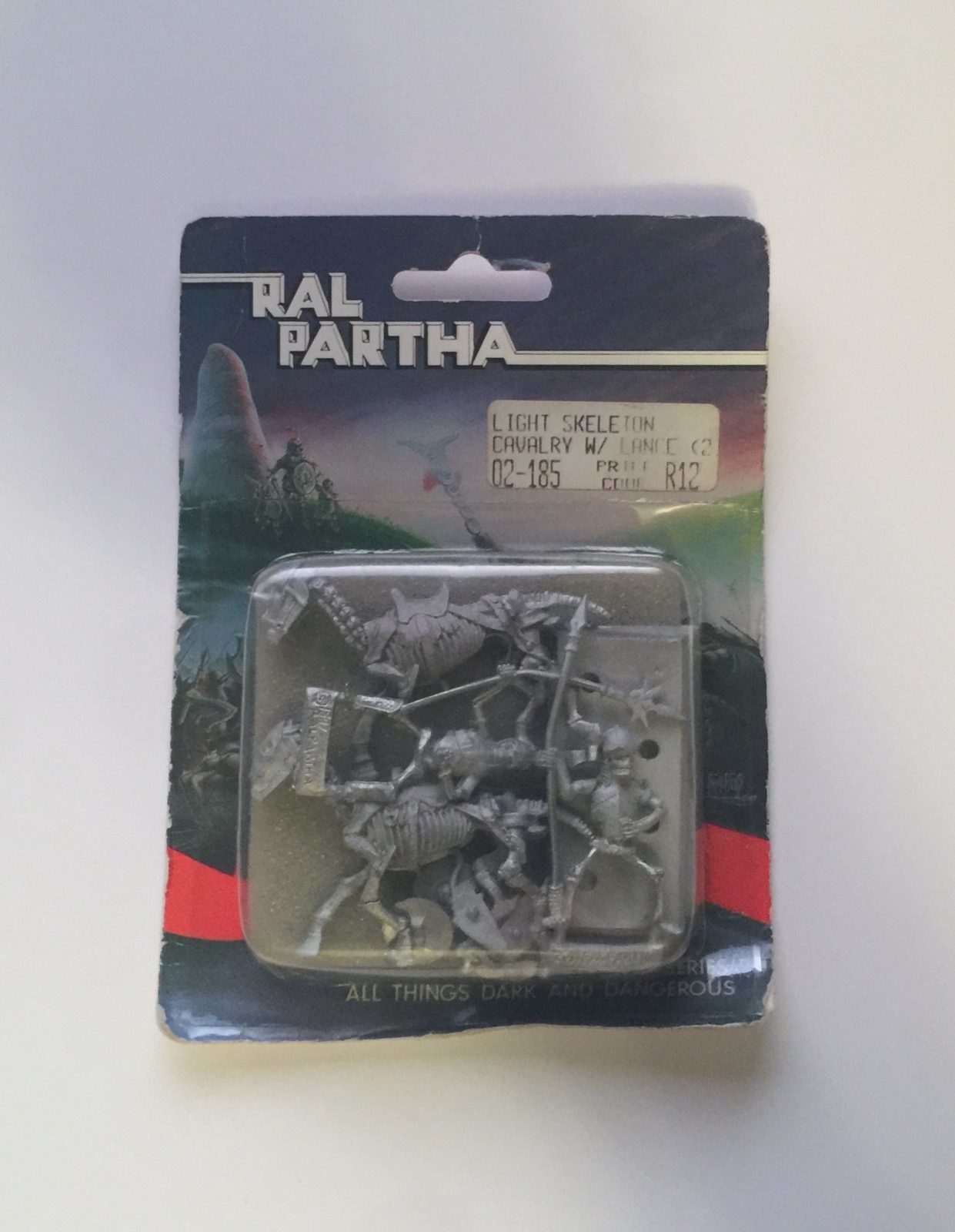 Ral Partha Light Skeleton Cavalry W/ Lance