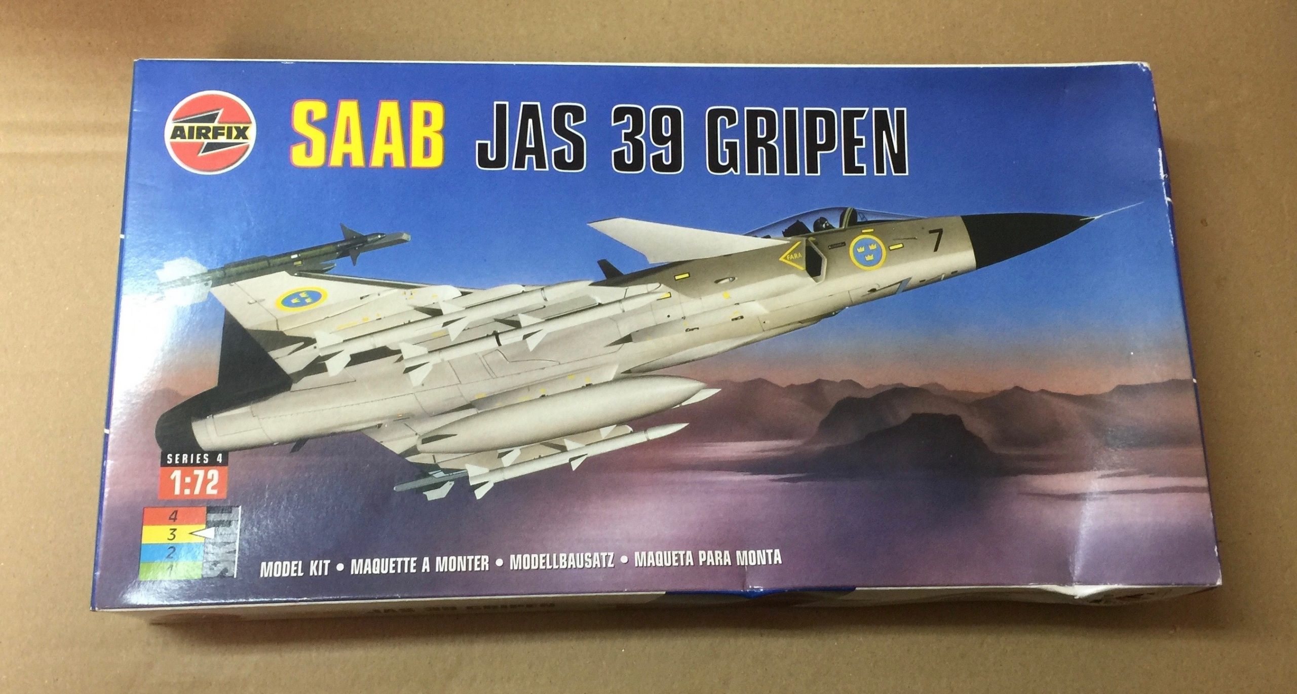 Airfix Saab Jas 39 Gripen Ref 04043 Escala 1/72
