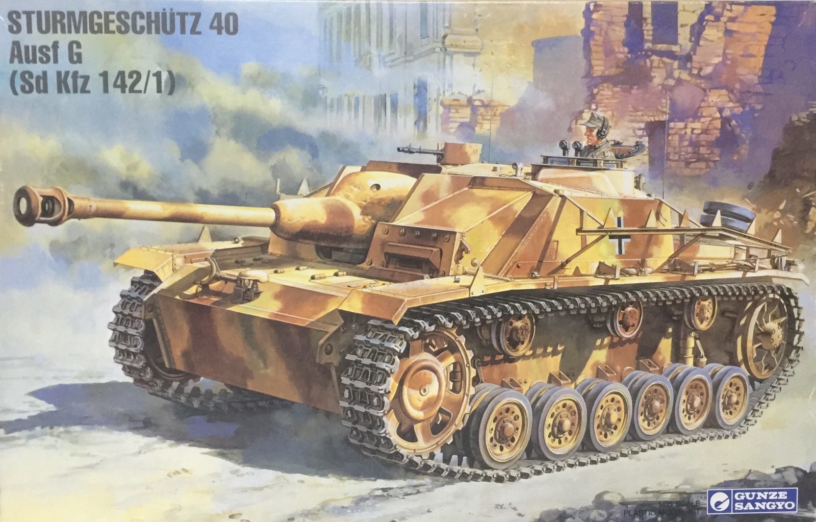 Gunze Sangyo Sturmgeschütz 40 Ausf G (Sd Kfz 142/1) Ref G-732 Escala 1/35
