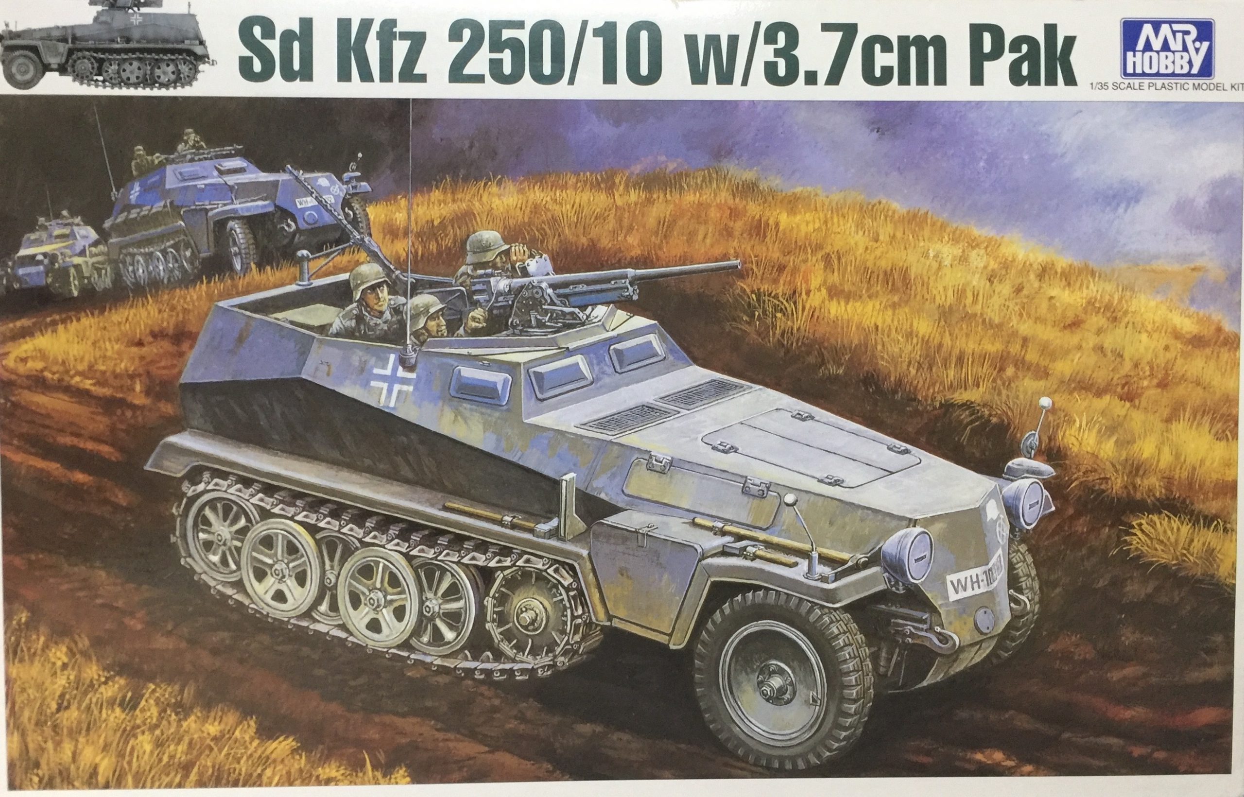 MR Hobby Sd Kfz 250/10 w/3.7cm Pak Ref 745 Escala 1/35