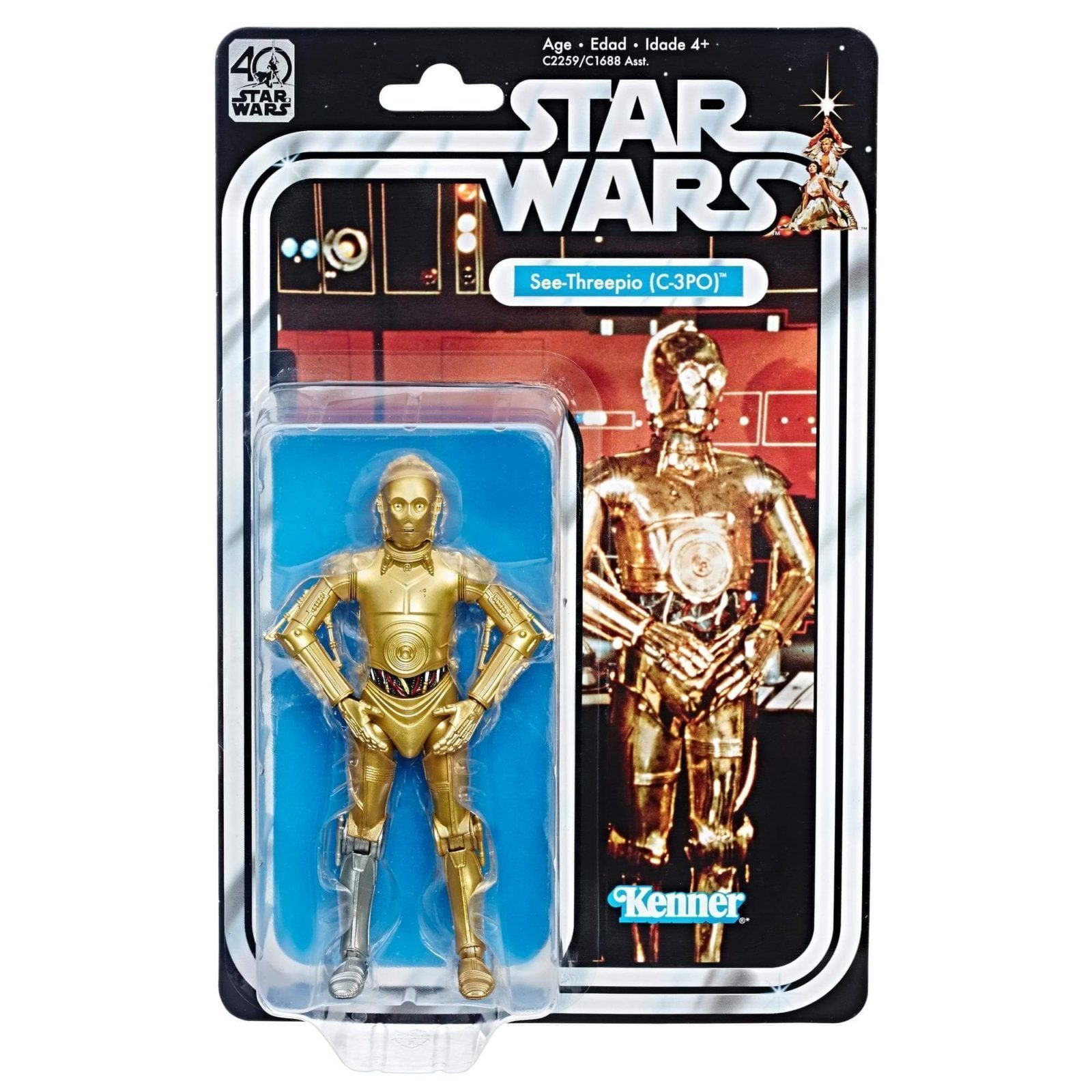 Star Wars The Black Series 40th Anniversary Action Figure See-Threepio C-3PO