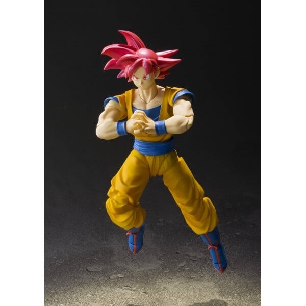 Super Saiyan God Son Goku Dragon Ball Z Sh Figuarts 14 cm