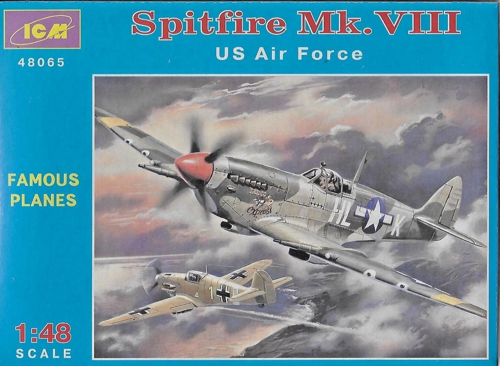 ICM Spitfire MK. VIII US air Force Ref 48065 Escala 1/48