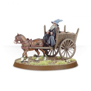 The Lord of The Rings Gandalf the Grey & Cart