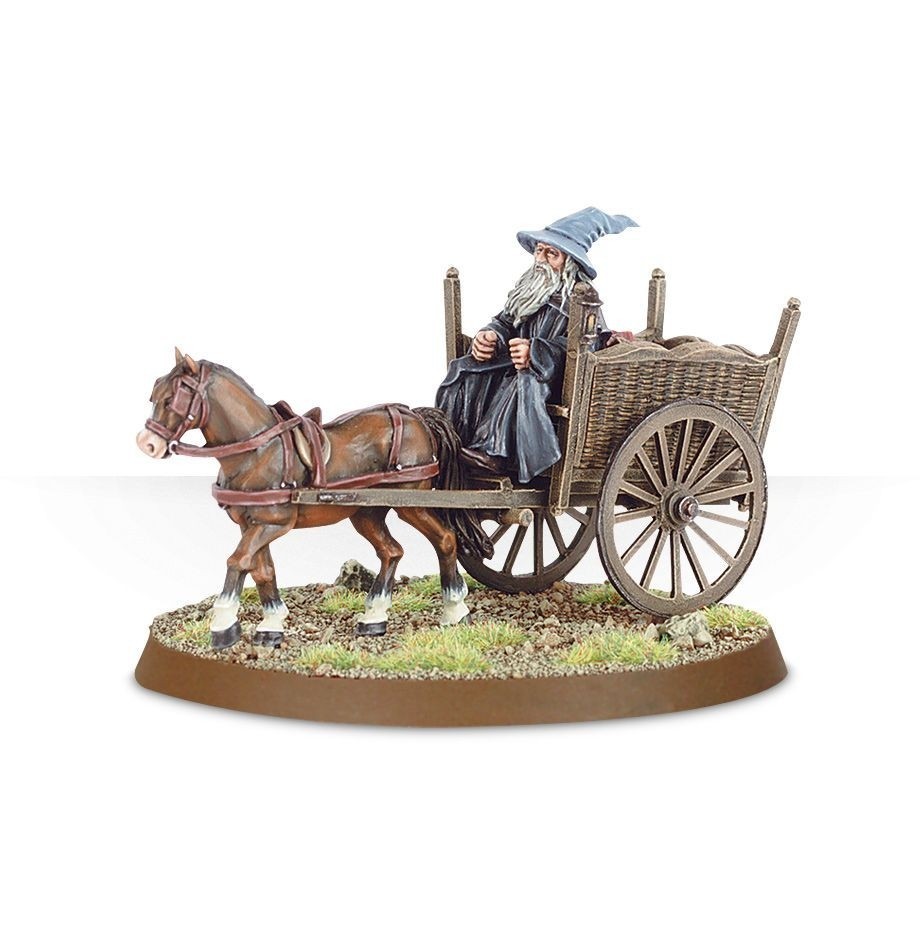 The Lord of The Rings Gandalf the Grey & Cart