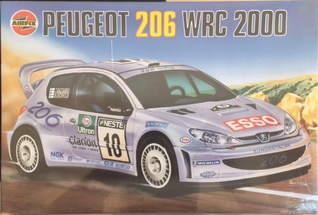 Airfix Peugeot 206 WRC 2000 Ref 07404