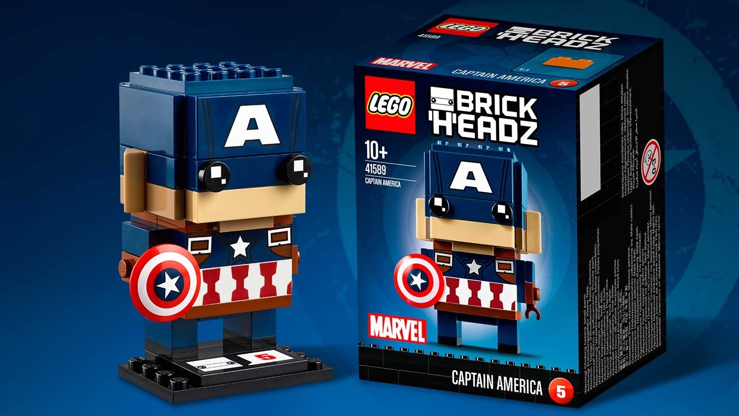 Lego BrickHeadz 41589 Capitan America