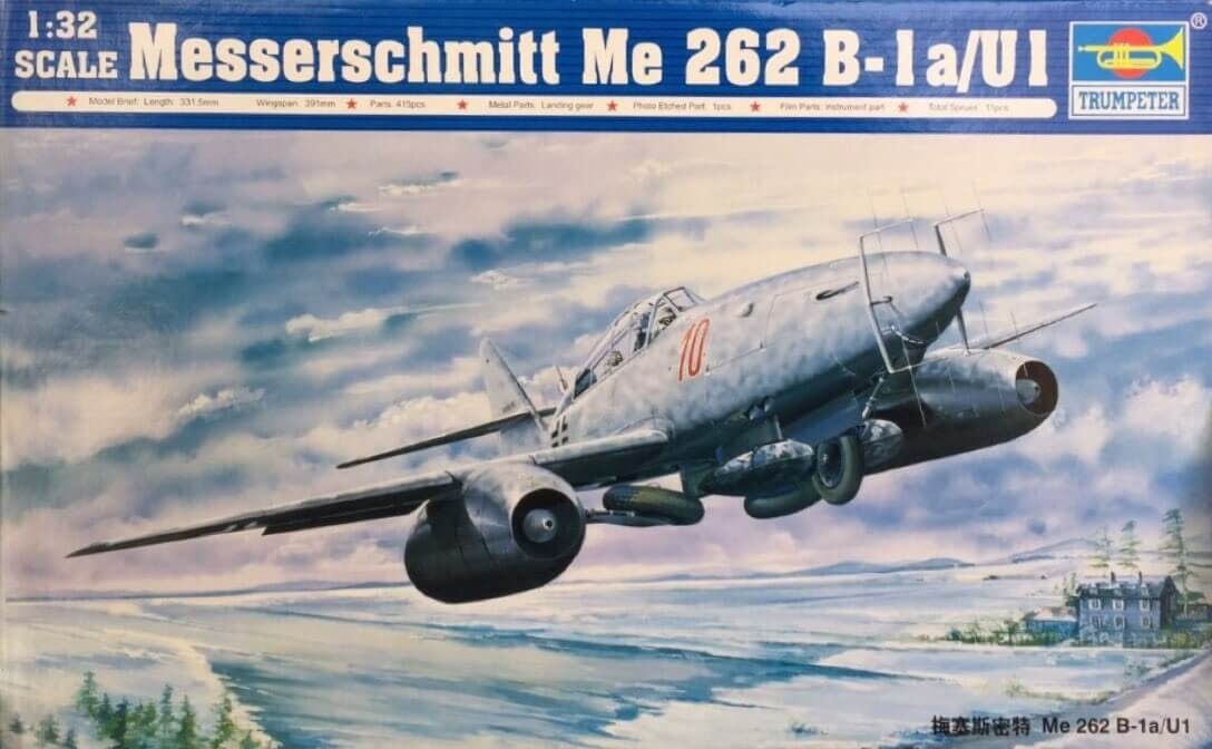 Trumpeter Messerschmitt Me 262 B-1 a/U1 Ref 02237