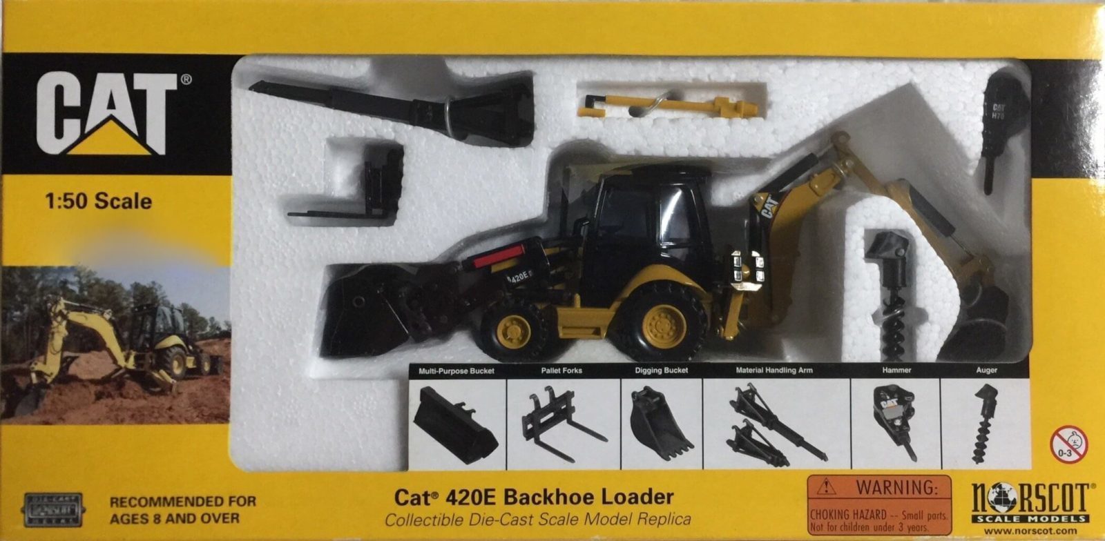 Norscot Cat 420E Backhoe Loader