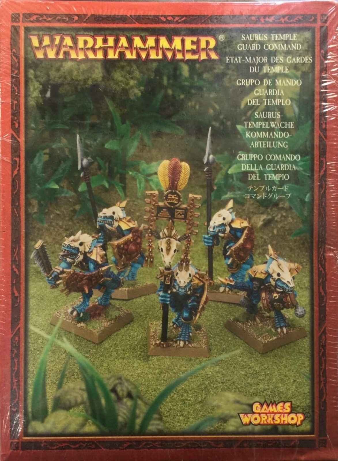 Warhammer Saurus Temple Guard Command Ref 88-16