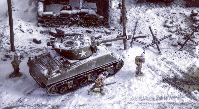 Italeri Diorama Set Battle of Bastogne December 1944 Ref 6113 Escala 1:72