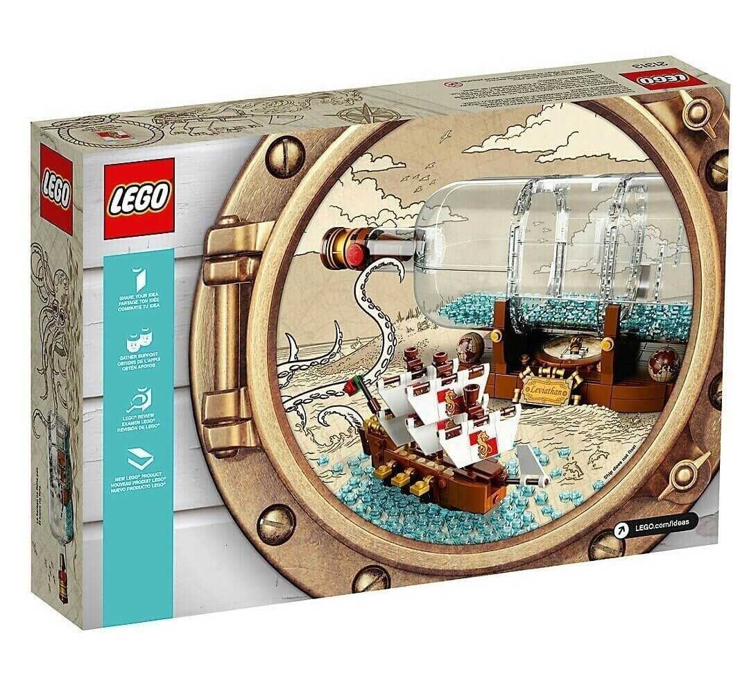 Lego Ideas Ship in a Bottle 21313