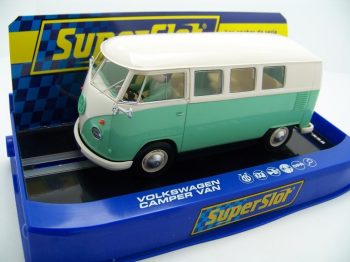 Superslot Volkswagen Camper Van T1 Green / Beige Ref H3760