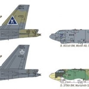 Italeri B-52G Stratofortress Ref 1378 Escala 1:72