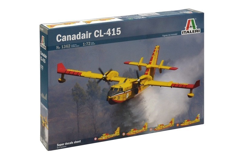 Italeri Canadair CL-415 Firefighting Plane Ref 1362 Escala 1:72