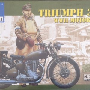 Italeri Triumph 3WH WWII Motorcycle Ref 7402 Escala 1:9