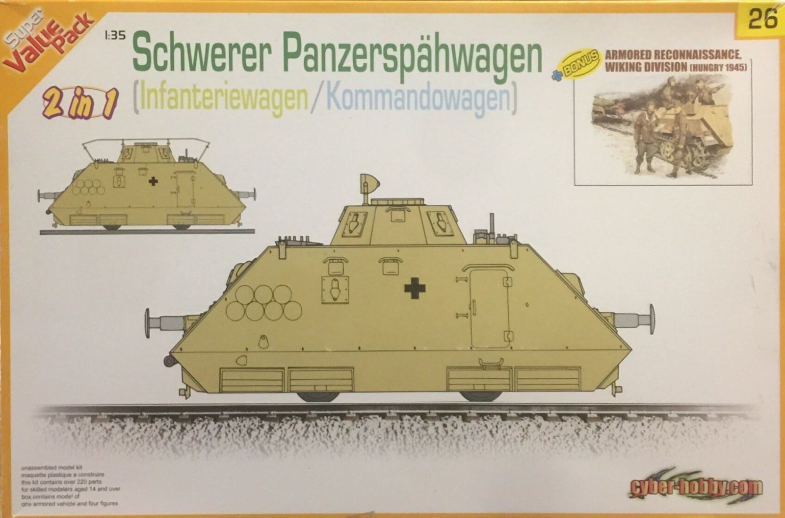 Dragon Schwerer Panzerspahwagen Ref 9126 Escala 1:35