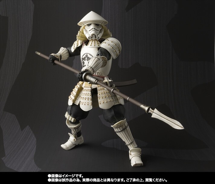 Samurai Yari Ashigaru Stormtrooper Star Wars Meisho Movie Realization Figura 18 cm