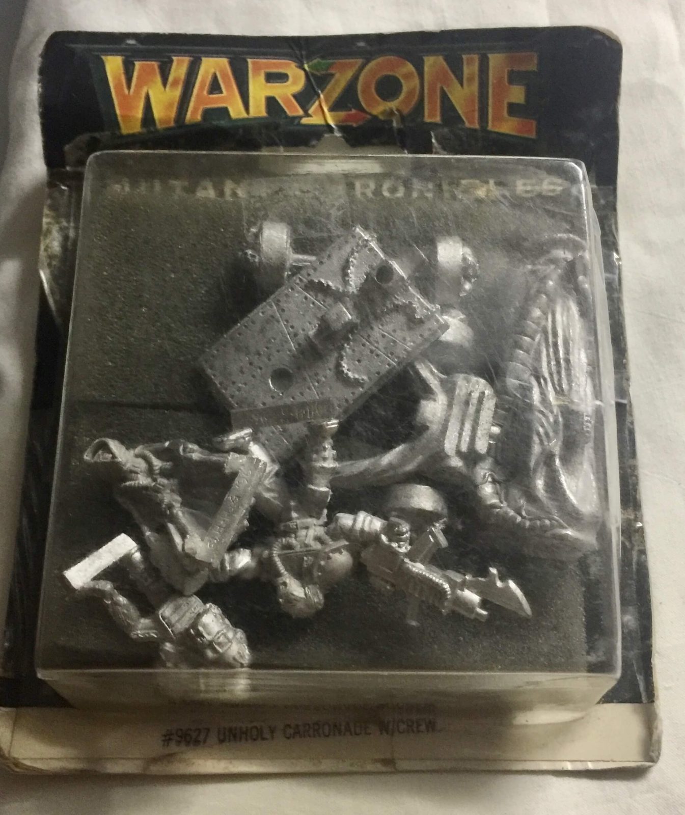 Warzone Dark Legion Unholy Carronade + Crew Figures Ref 9627