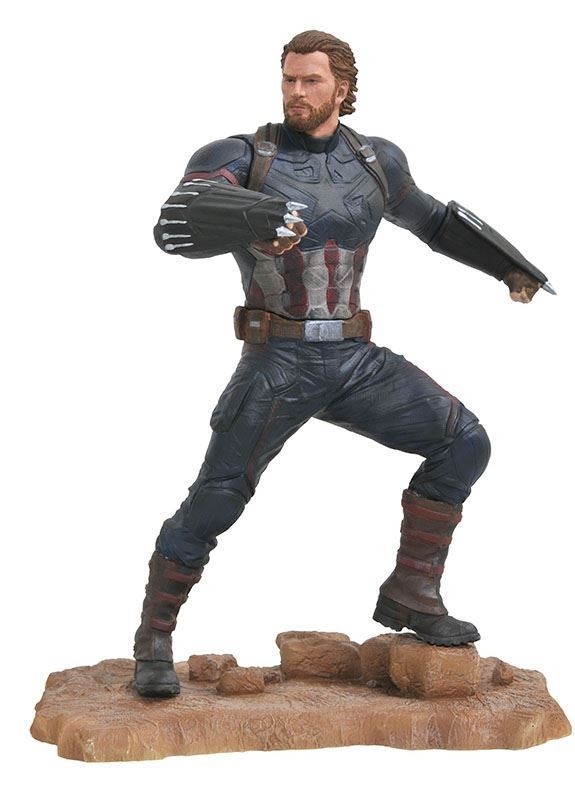 Capitán America Marvel Gallery Avengers 3 Estatua 23 cm
