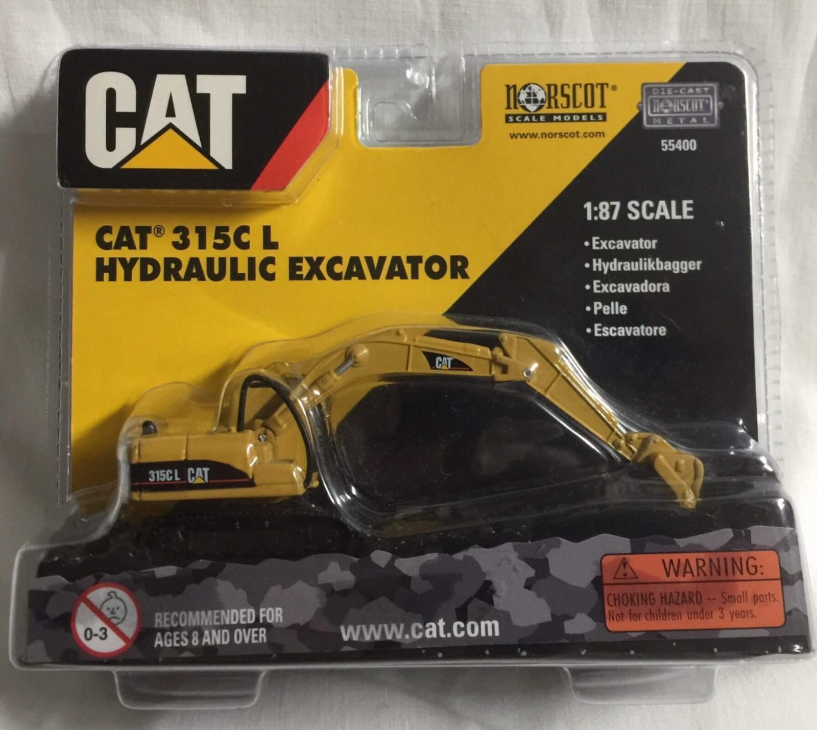 Norscot Cat 315 L Hydraulic Excavator Ref 55400 Escala 1:87
