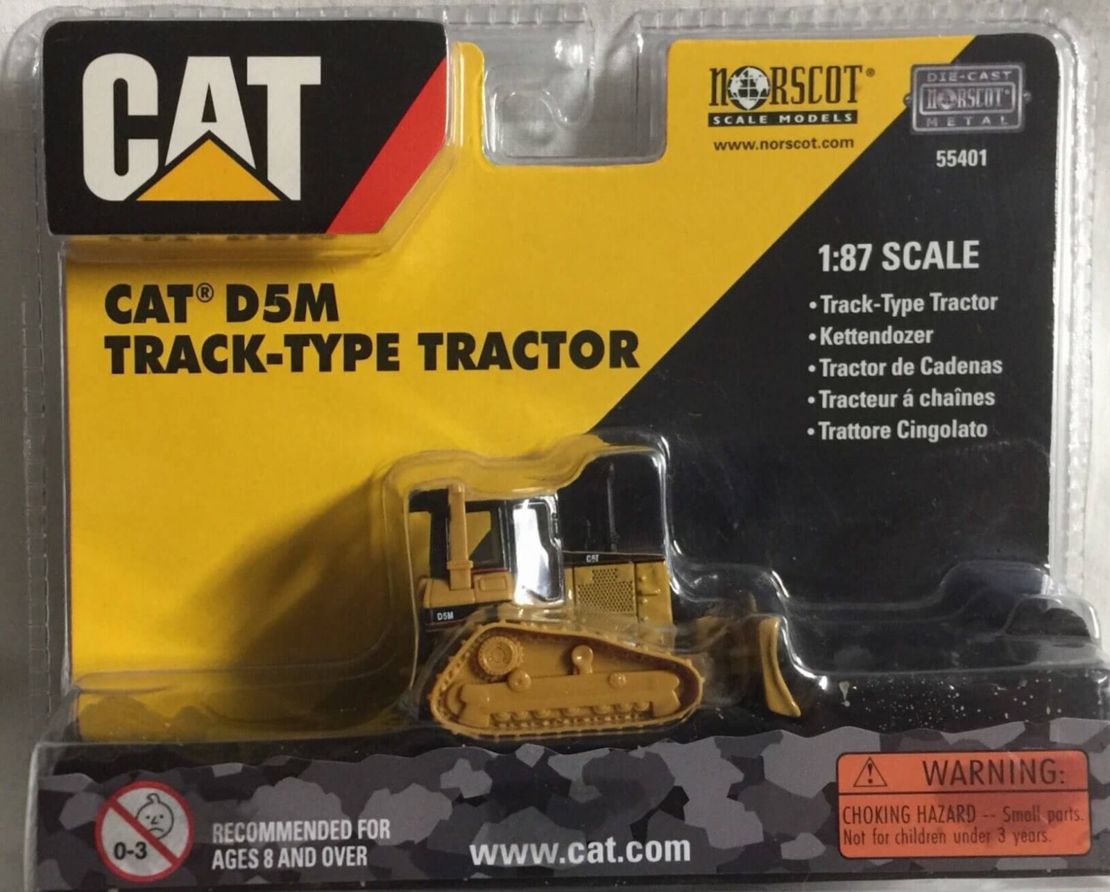 Norscot Cat D5M Track-Type Tractor Ref 55401 Escala 1:87