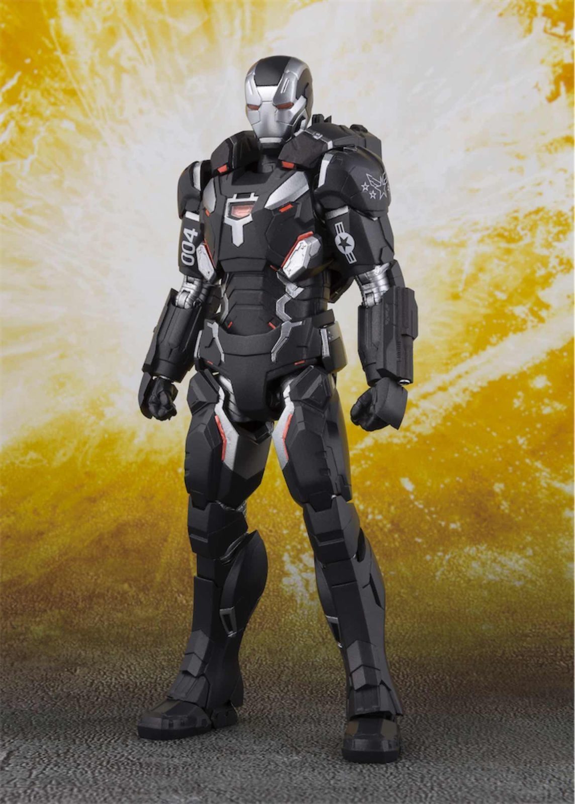 War Machine Mk-4 Set con Soporte Avengers Infinity Wars S.H.Figuarts
