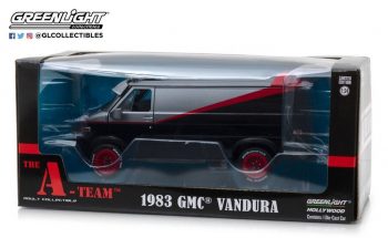 Greenlight GMC 1983 GMC Vandura A-Team grey/black Escala 1:24