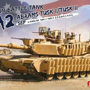 Meng U.S Mani Battle Tank M1A2 Sep Tusk I/ Tusk II Escala 1:35