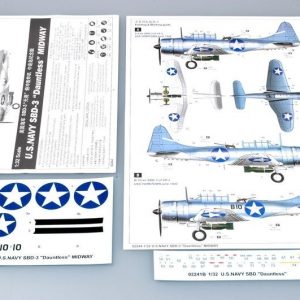 Trumpeter SBD-3 Dauntless Midway Clear Edition Ref 02244 Escala 1:32