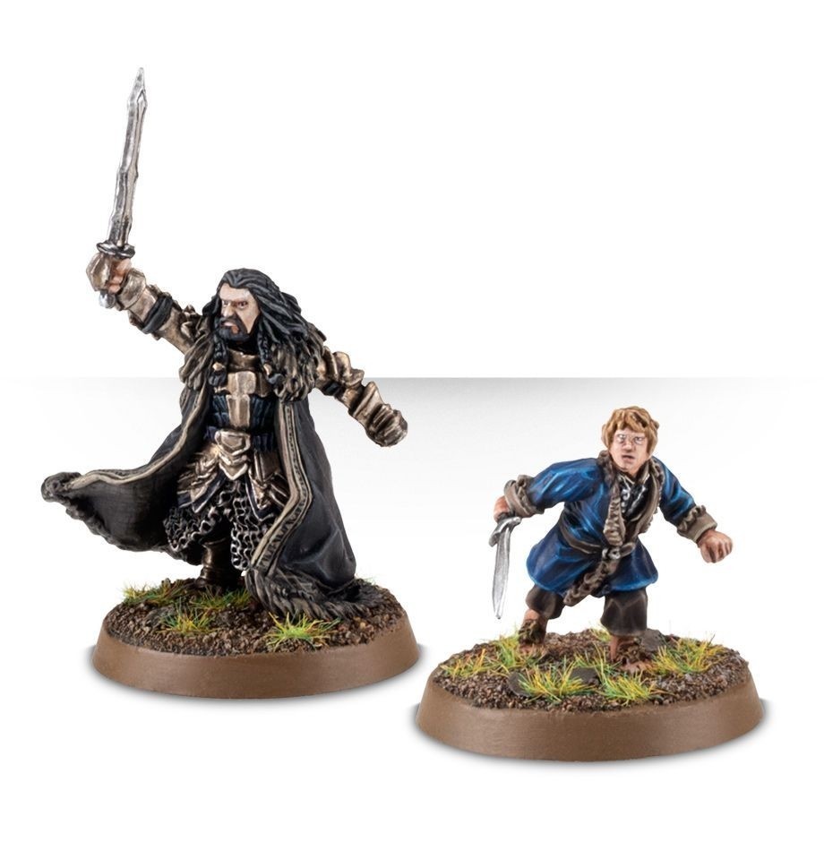 The Hobbit Thorin Oakenshield King Under the Mountain and Bilbo Baggins, Master Burglar
