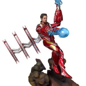 Iron Man MK50 Desenmascarado Diorama Marvel Movie Gallery Avengers Infinity Wars