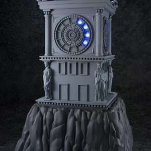 Torre Reloj Fuego Santuario Replica con Luz Saint Seiya Saint Cloth Myth