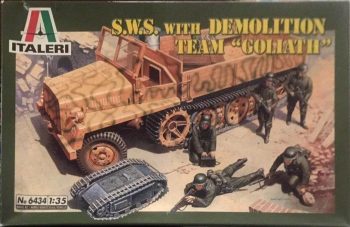 Italeri S.W.S. with Demolition Team Goliath Ref 6434 Escala 1:35