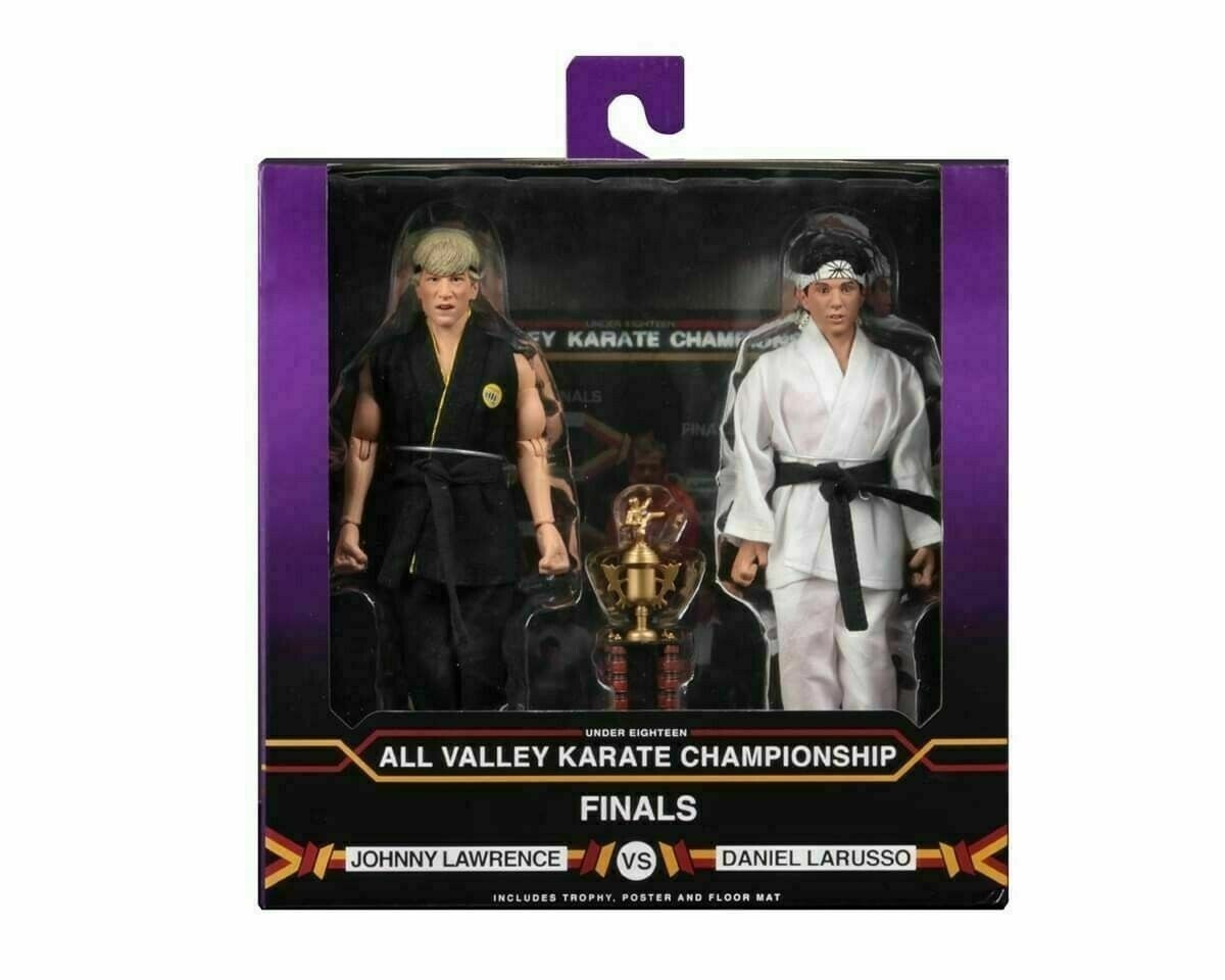 Karate Kid 1984 All-Valley Karate Championships Tournament Cloth 20 Cm Action Figure 2 Pack