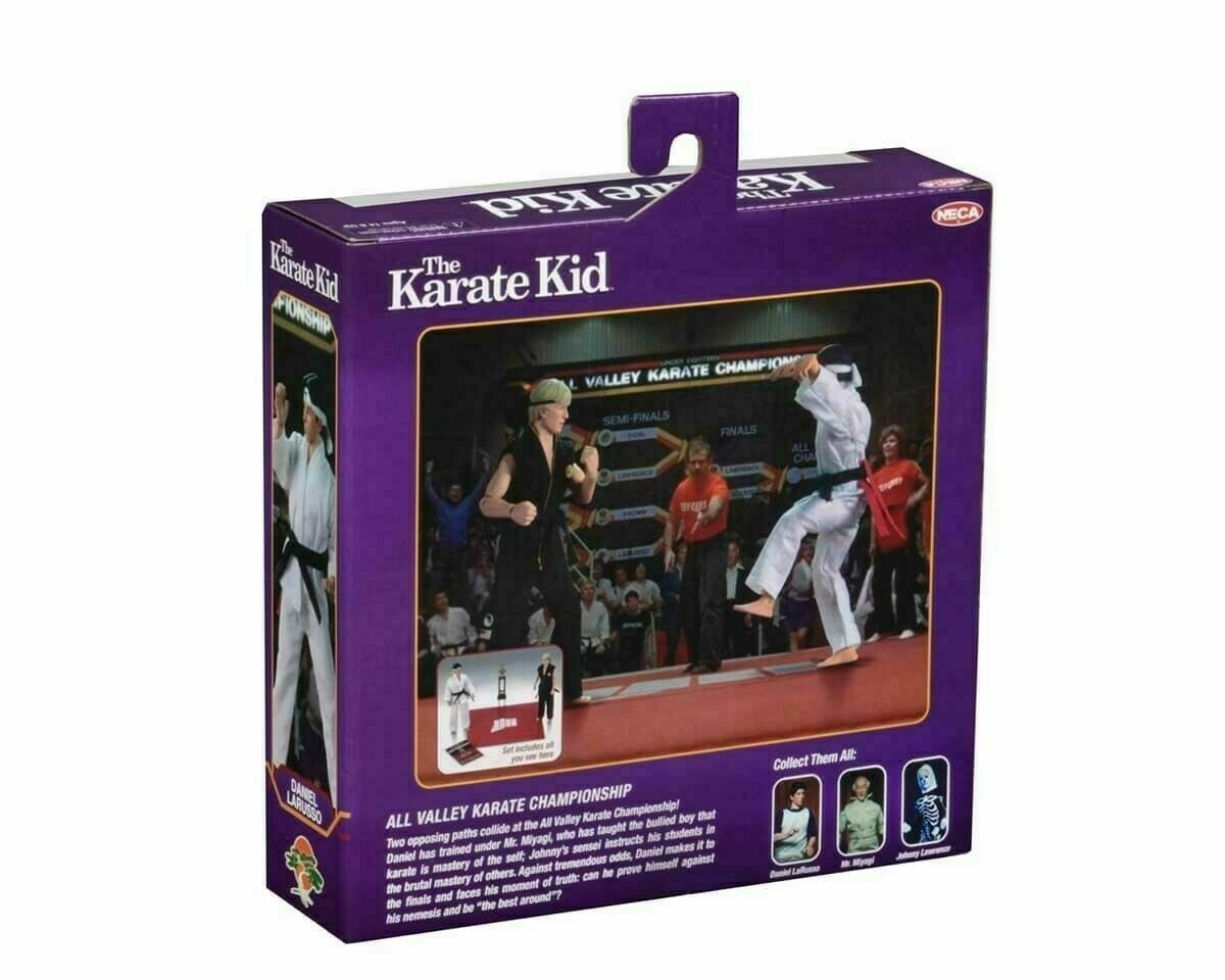 Karate Kid 1984 All-Valley Karate Championships Tournament Cloth 20 Cm Action Figure 2 Pack