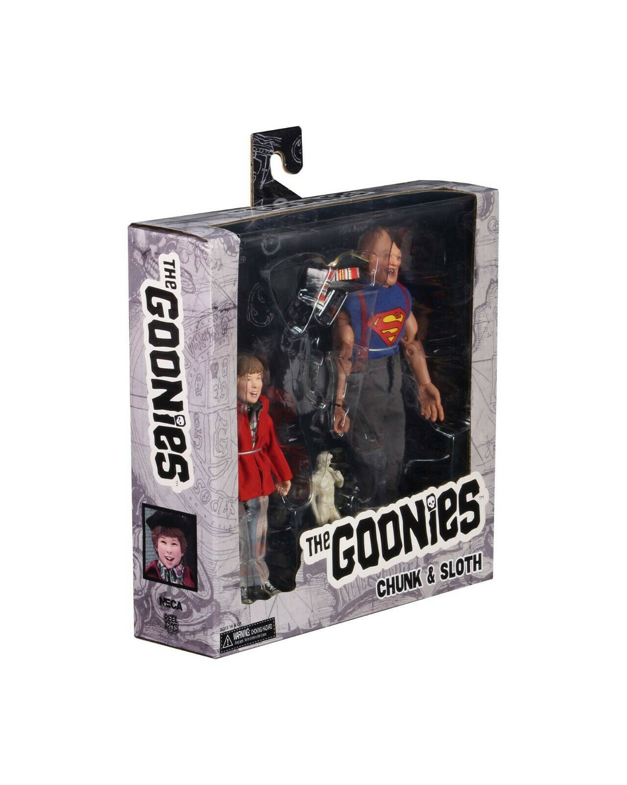 The Goonies Sloth & Chunk Pack 2 Figuras Neca Clothed Action Figure