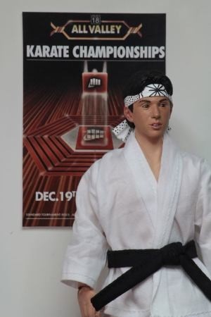 Karate Kid 1984 All-Valley Karate Championships Tournament Cloth 20 Cm Action Figure 2 Pack