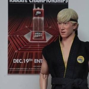 Karate Kid 1984 All-Valley Karate Championships Tournament Cloth 20 Cm Action Figure 2 Pack