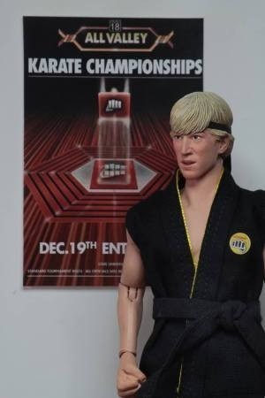 Karate Kid 1984 All-Valley Karate Championships Tournament Cloth 20 Cm Action Figure 2 Pack