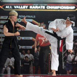 Karate Kid 1984 All-Valley Karate Championships Tournament Cloth 20 Cm Action Figure 2 Pack