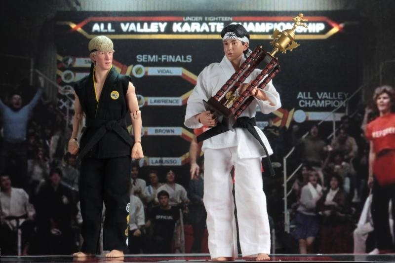 Karate Kid 1984 All-Valley Karate Championships Tournament Cloth 20 Cm Action Figure 2 Pack