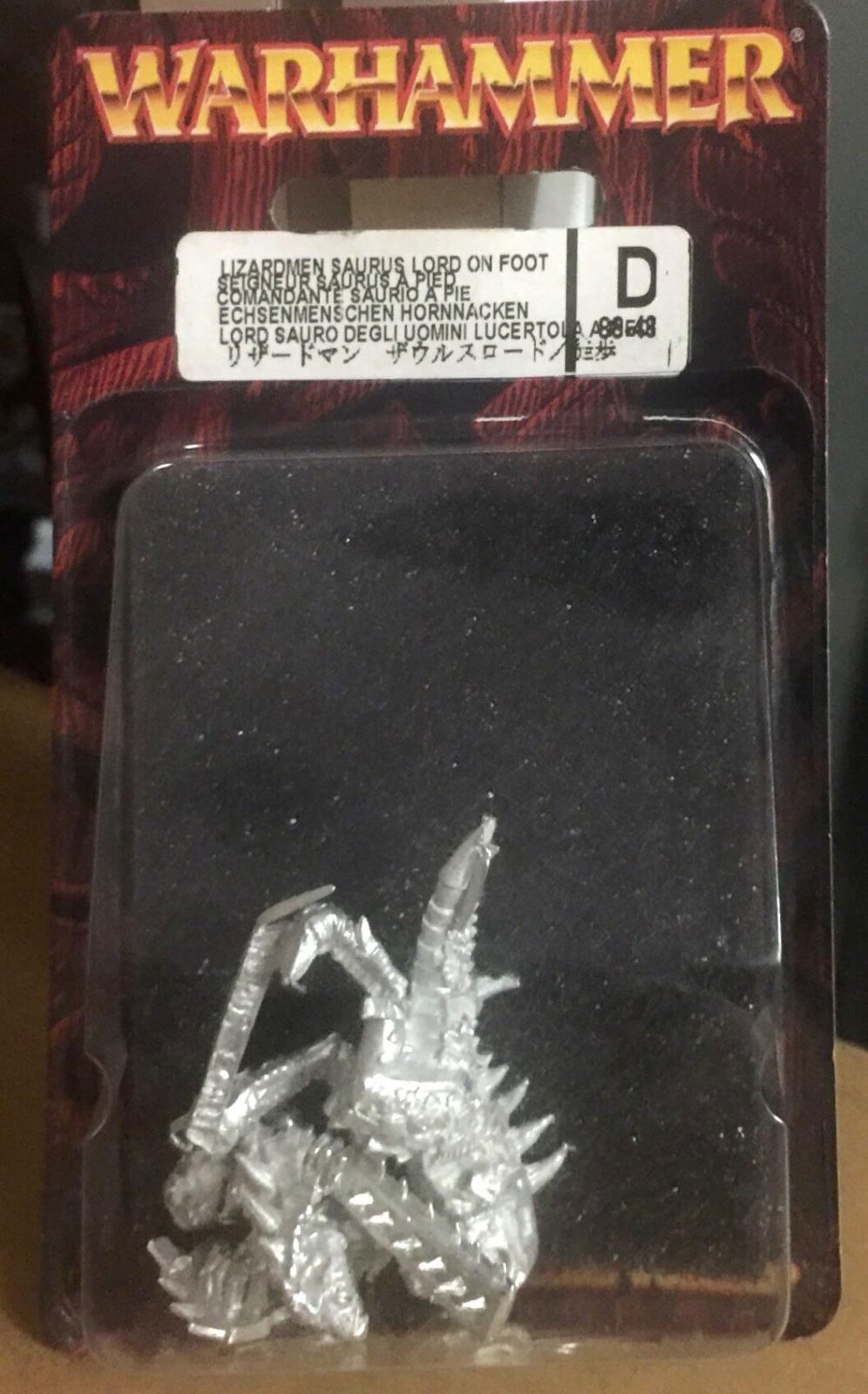Warhammer Lizardmen Saurus Lord on Foot Ref 88-48
