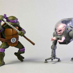 Donatello & Krang in Bubble Pack Scale Action Figure TMNT