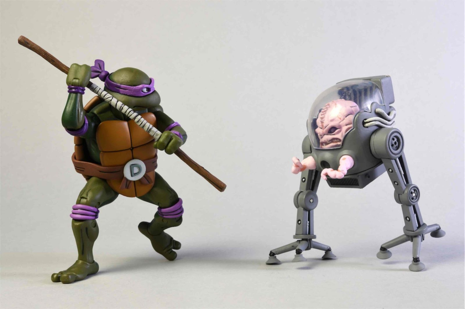 Donatello & Krang in Bubble Pack Scale Action Figure TMNT