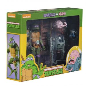 Donatello & Krang in Bubble Pack Scale Action Figure TMNT