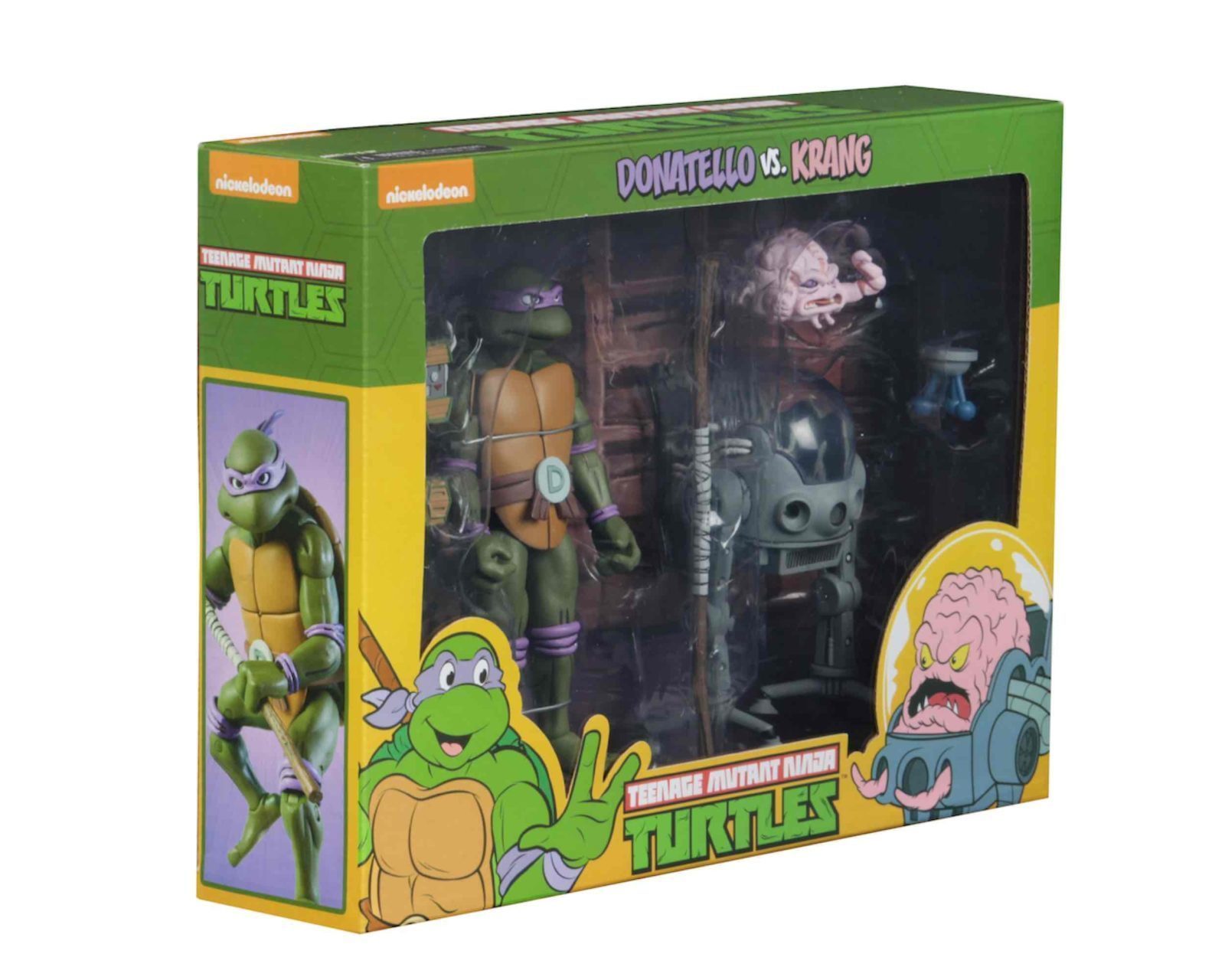 Donatello & Krang in Bubble Pack Scale Action Figure TMNT