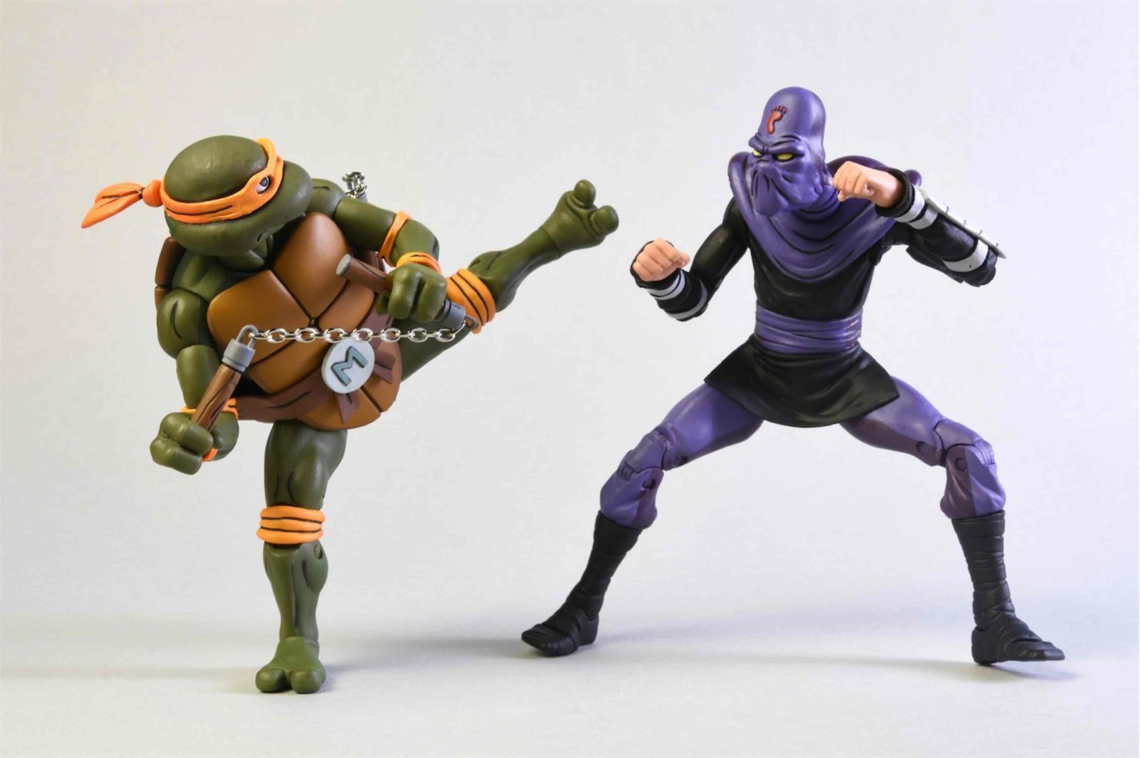Michelangelo & Foot Soldier Pack Scale Action Figure TMNT