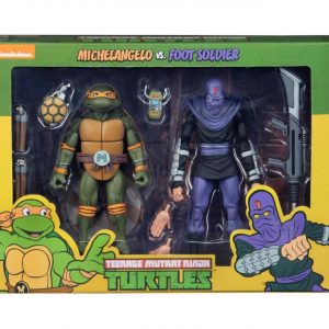 Michelangelo & Foot Soldier Pack Scale Action Figure TMNT