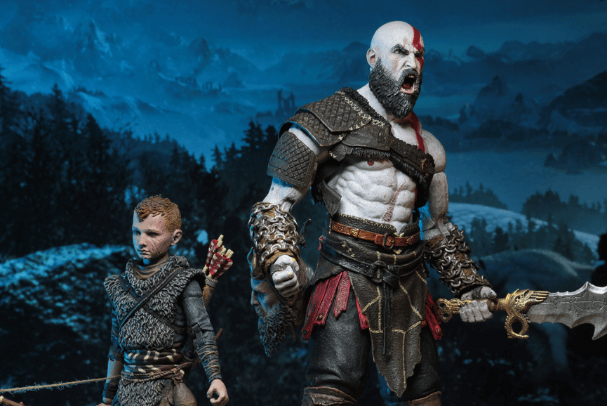 Neca Ultimate Kratos & Atreus Set 2 Figuras 18 cm God of War 2018